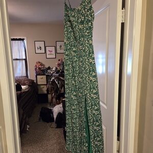 Audrey 3+1 Teal Floral Dress